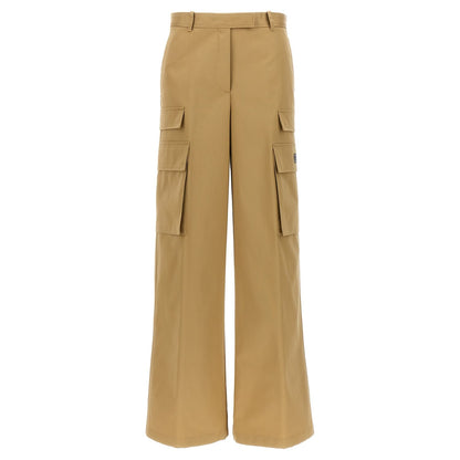 Versace Beige Cotton Cargo Pants