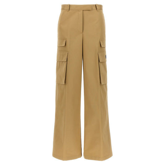 Versace Beige Cotton Cargo Pants