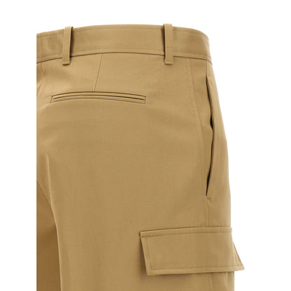 Versace Beige Cotton Cargo Pants