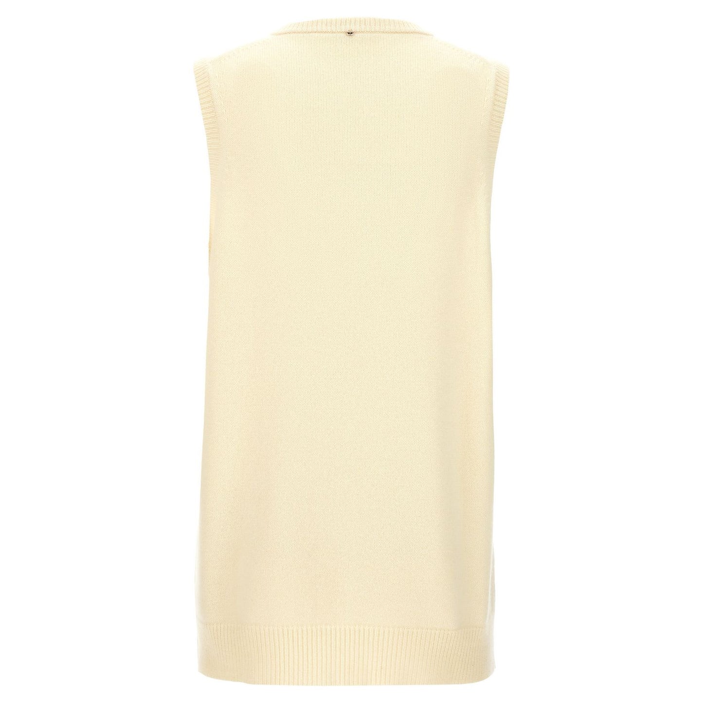 Sportmax Bicolor Wool Sleeveless Jacket