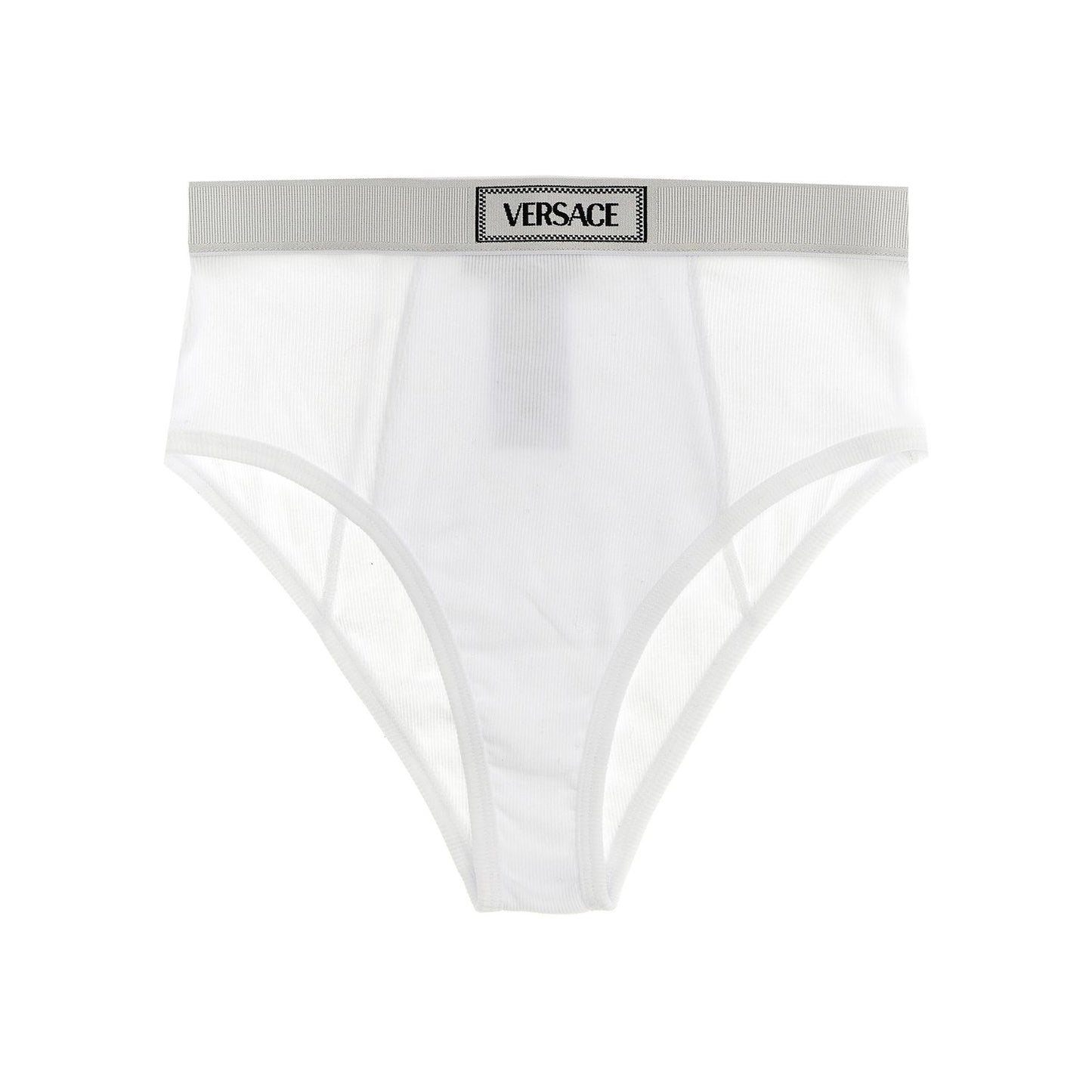 Versace White Cotton Briefs