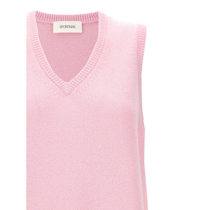Sportmax Multicolor Wool Sleeveless Jacket