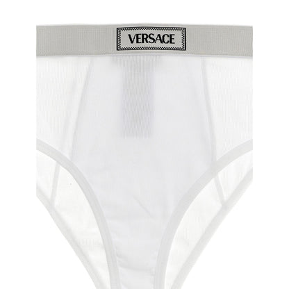 Versace White Cotton Briefs