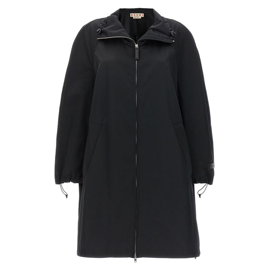 Marni Black Polyester Parka