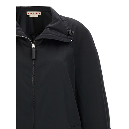 Marni Black Polyester Parka