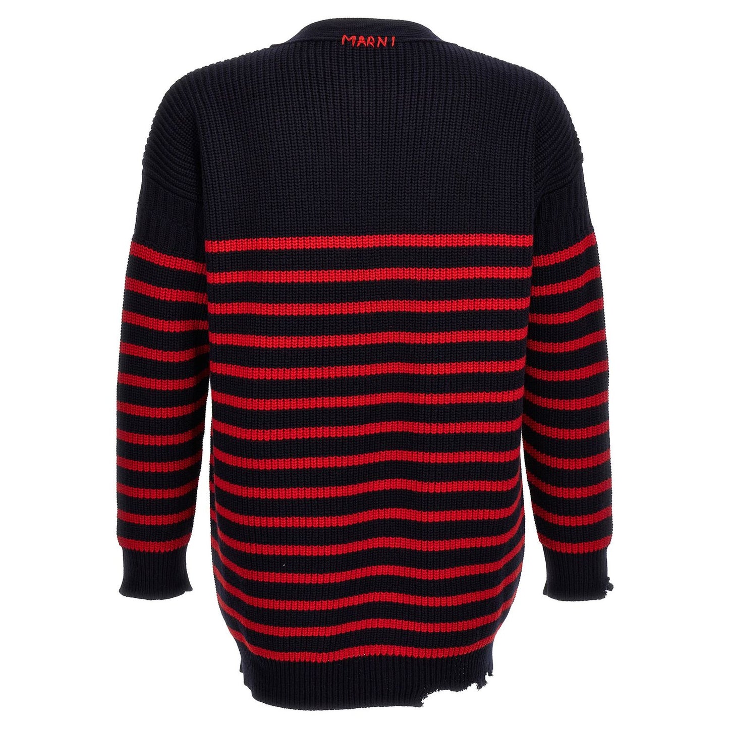 Marni Multicolor Virgin Wool Cardigan