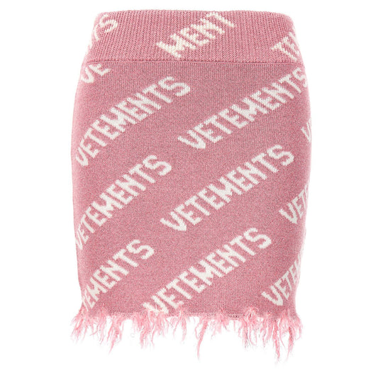 Vetements Multicolor Viscose Long Skirt