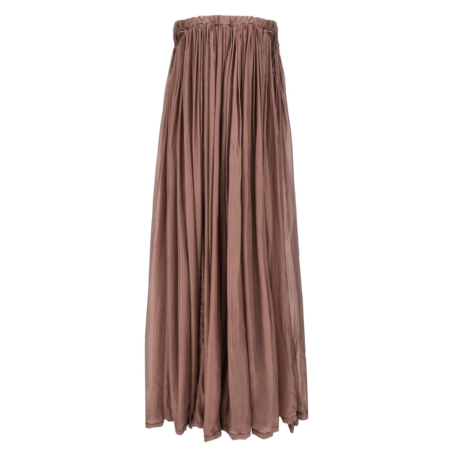 Rick Owens Multicolor Silk Long Dress