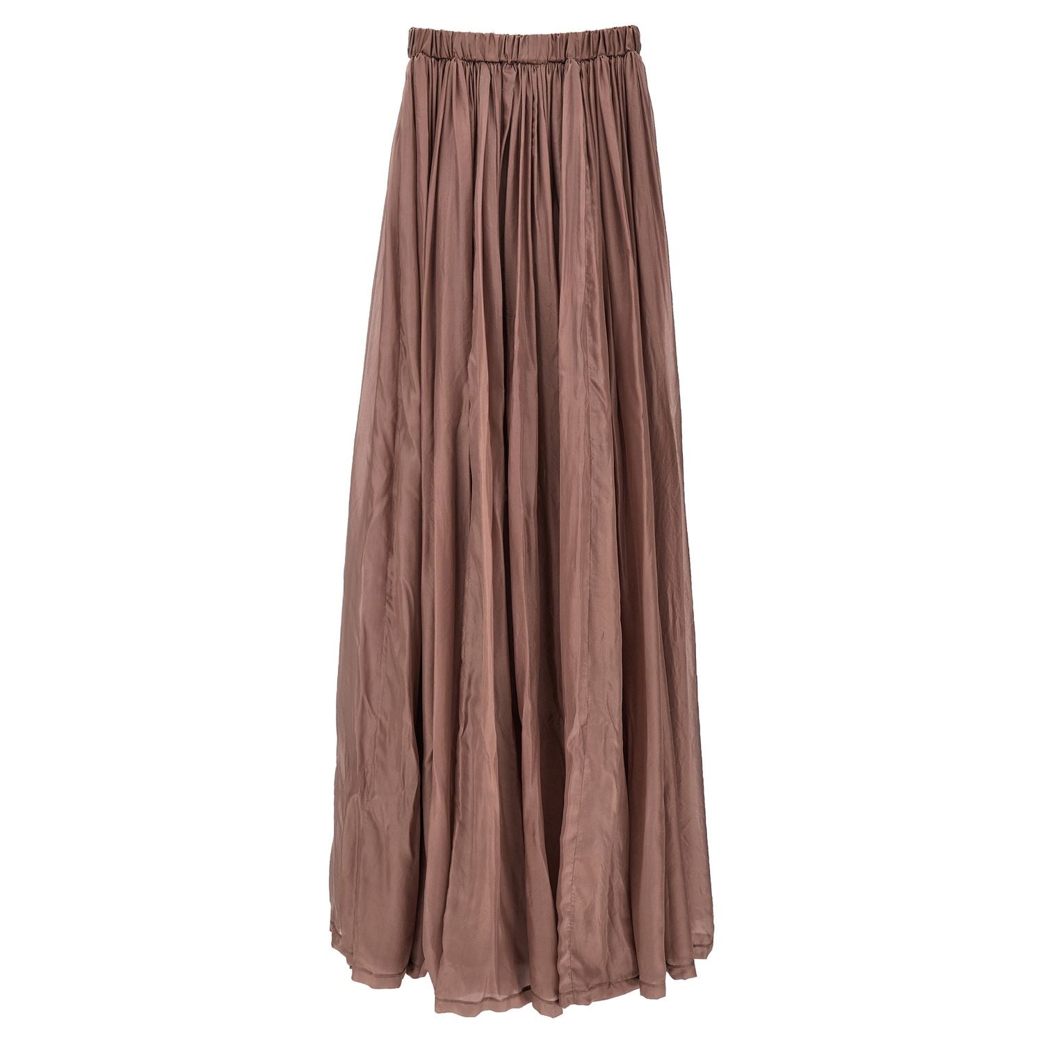 Rick Owens Multicolor Silk Long Dress