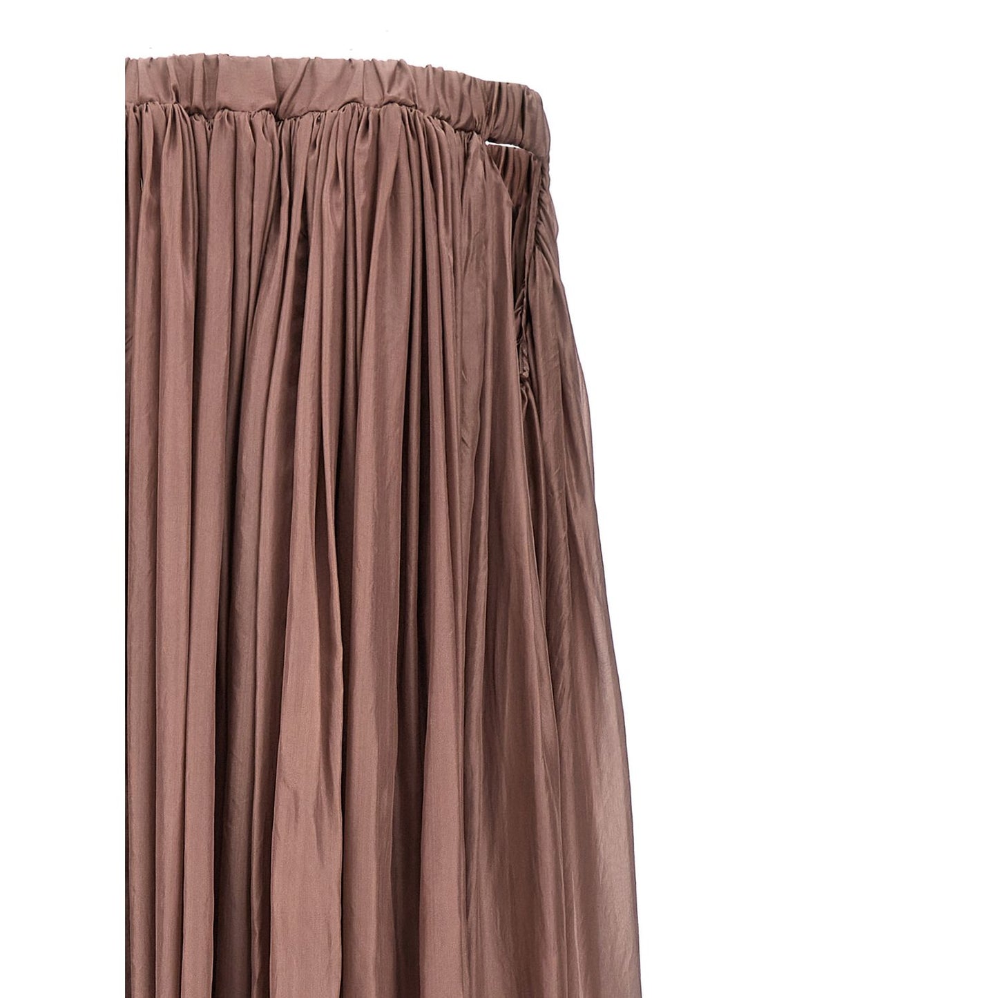 Rick Owens Multicolor Silk Long Dress