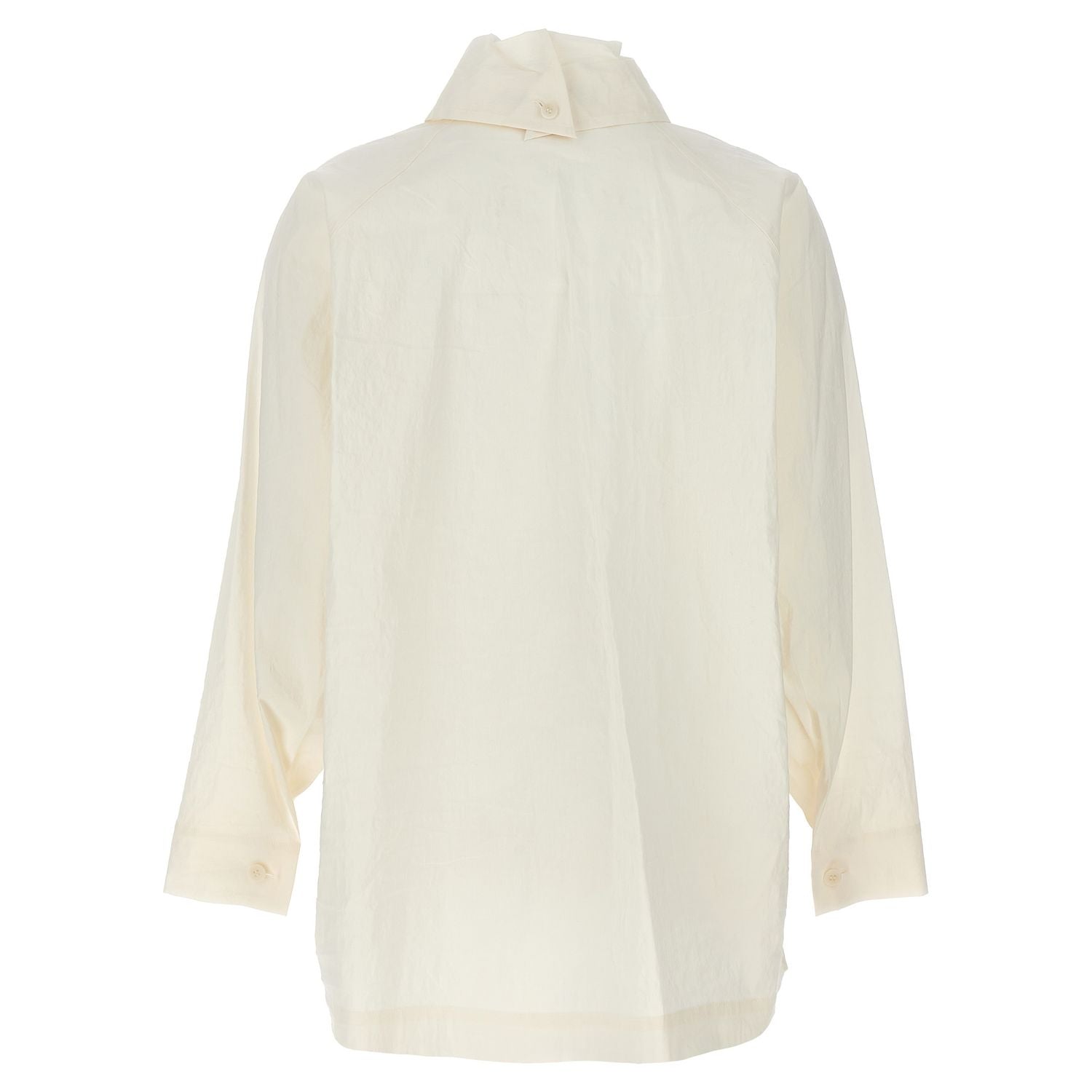 Issey Miyake White Fibers Blouse