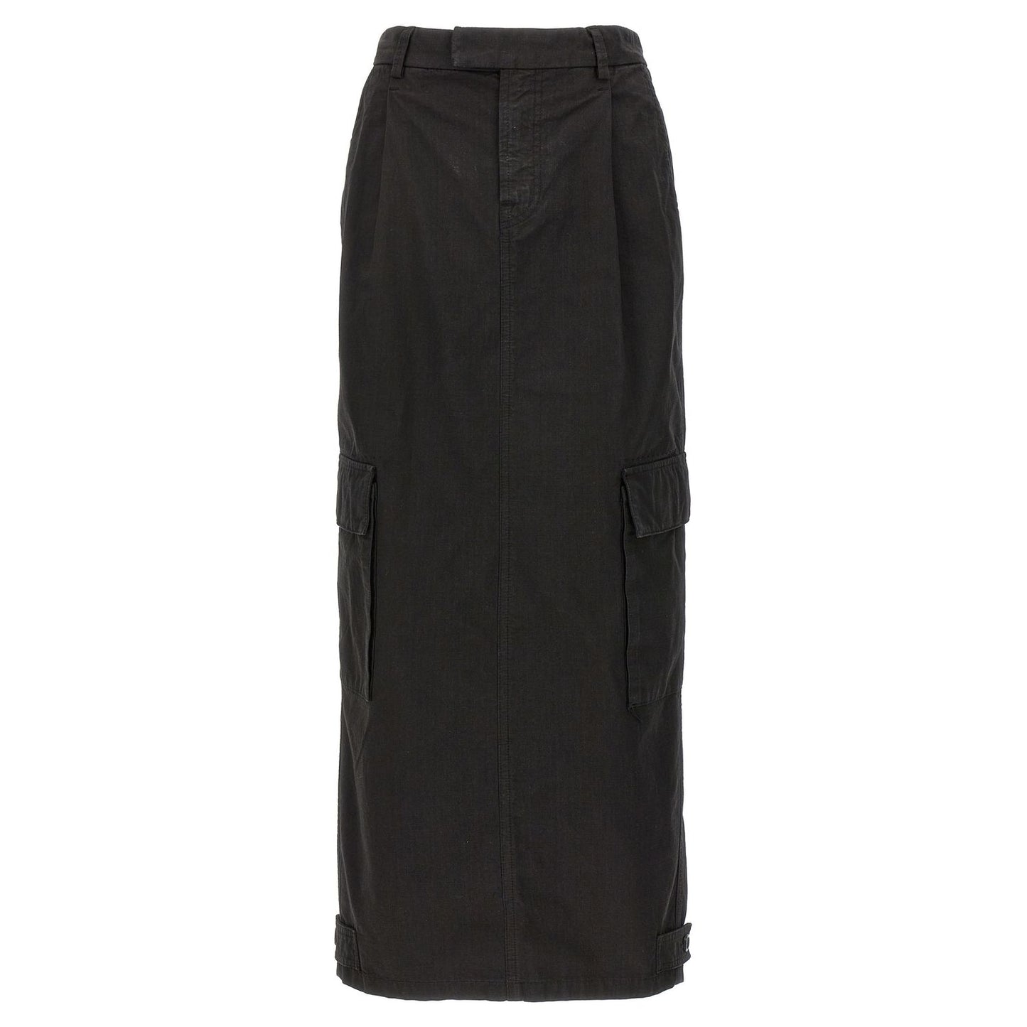 Armarium Black Cotton Mini Skirt