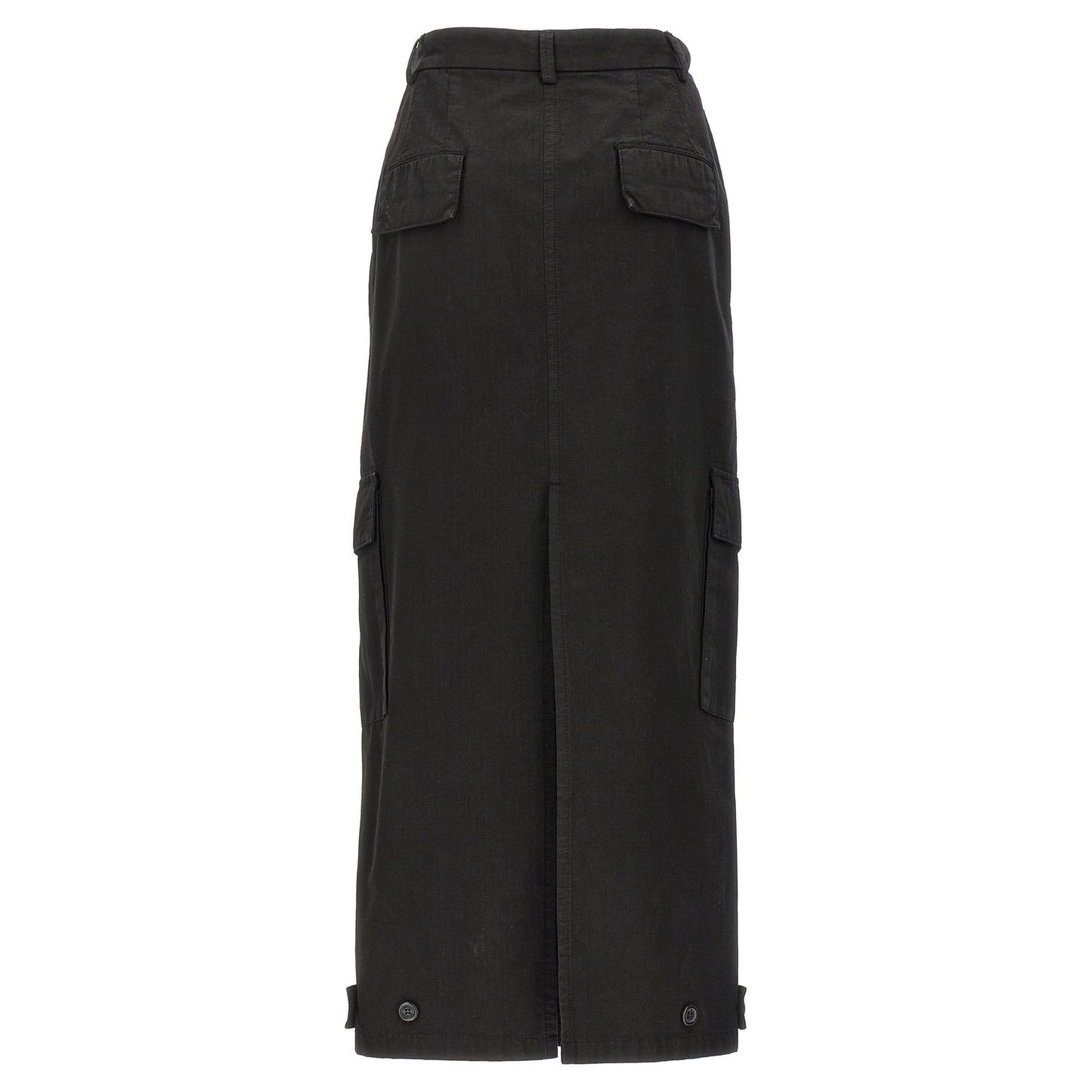 Armarium Black Cotton Mini Skirt
