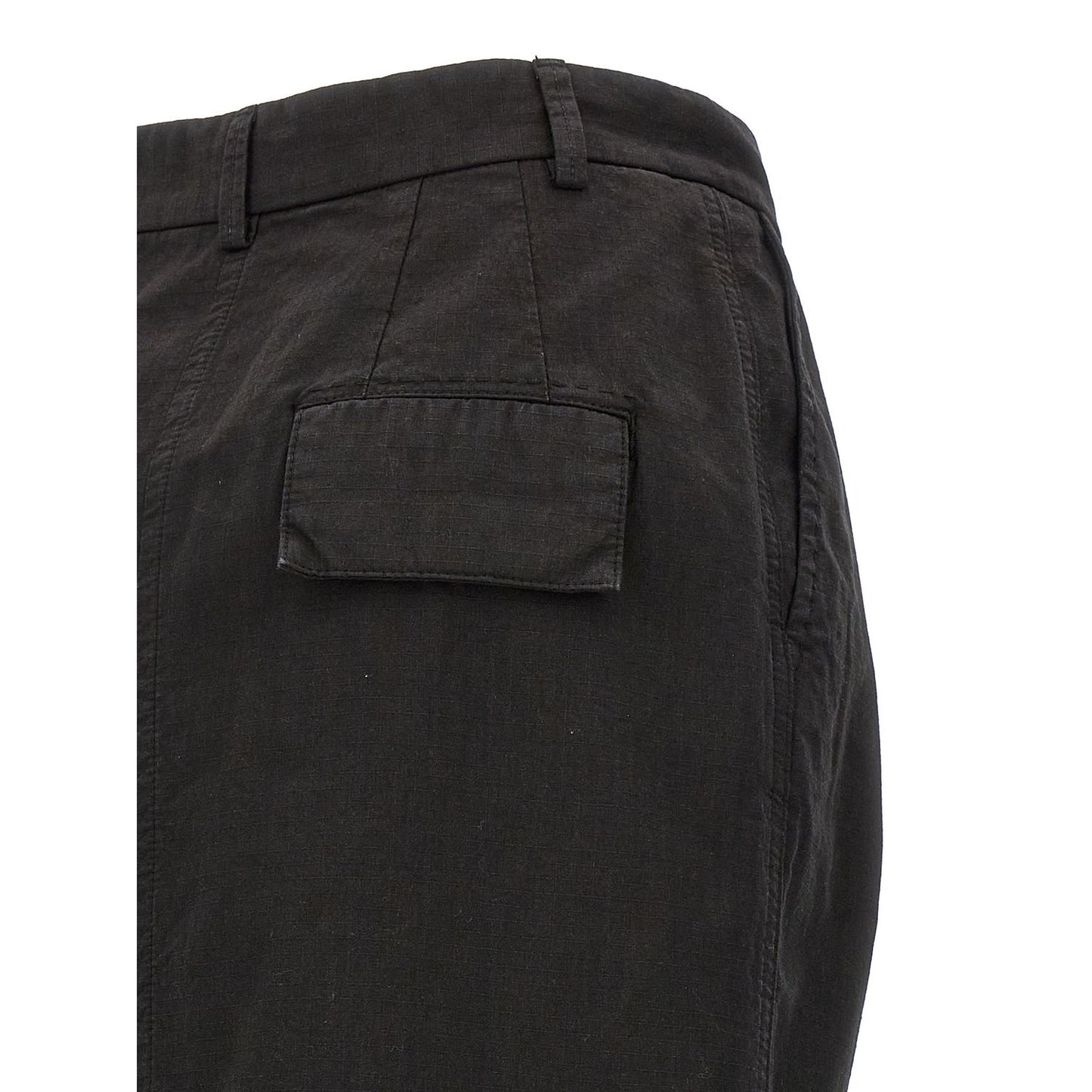 Armarium Black Cotton Mini Skirt