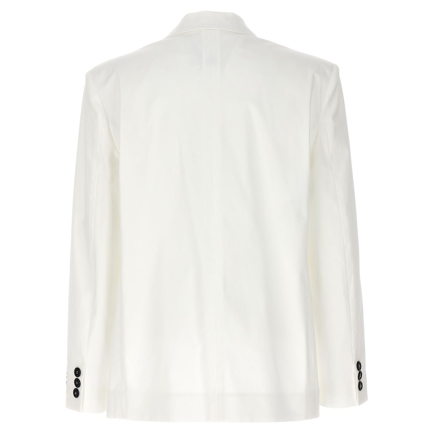 Moschino White Cotton Blazer