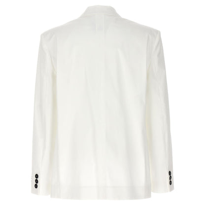Moschino White Cotton Blazer