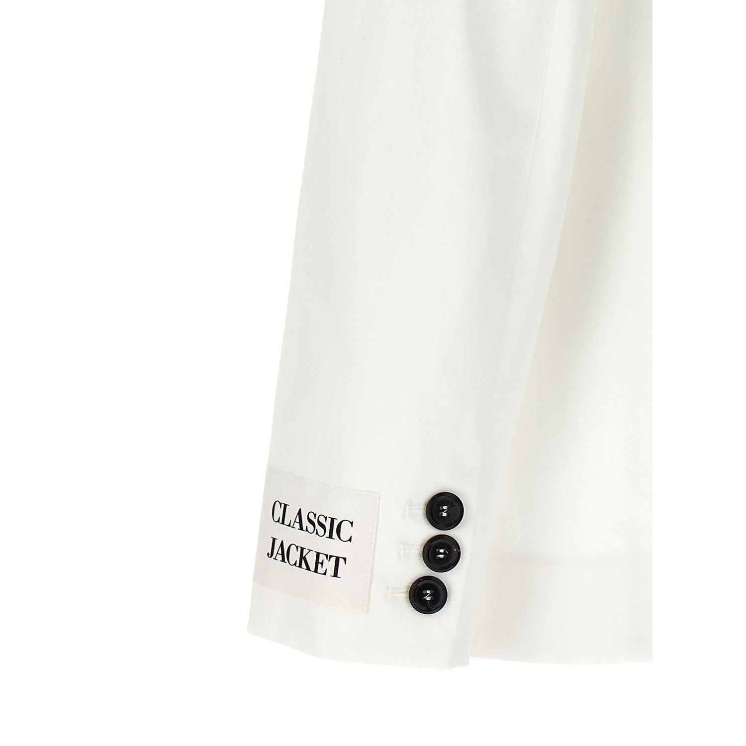 Moschino White Cotton Blazer
