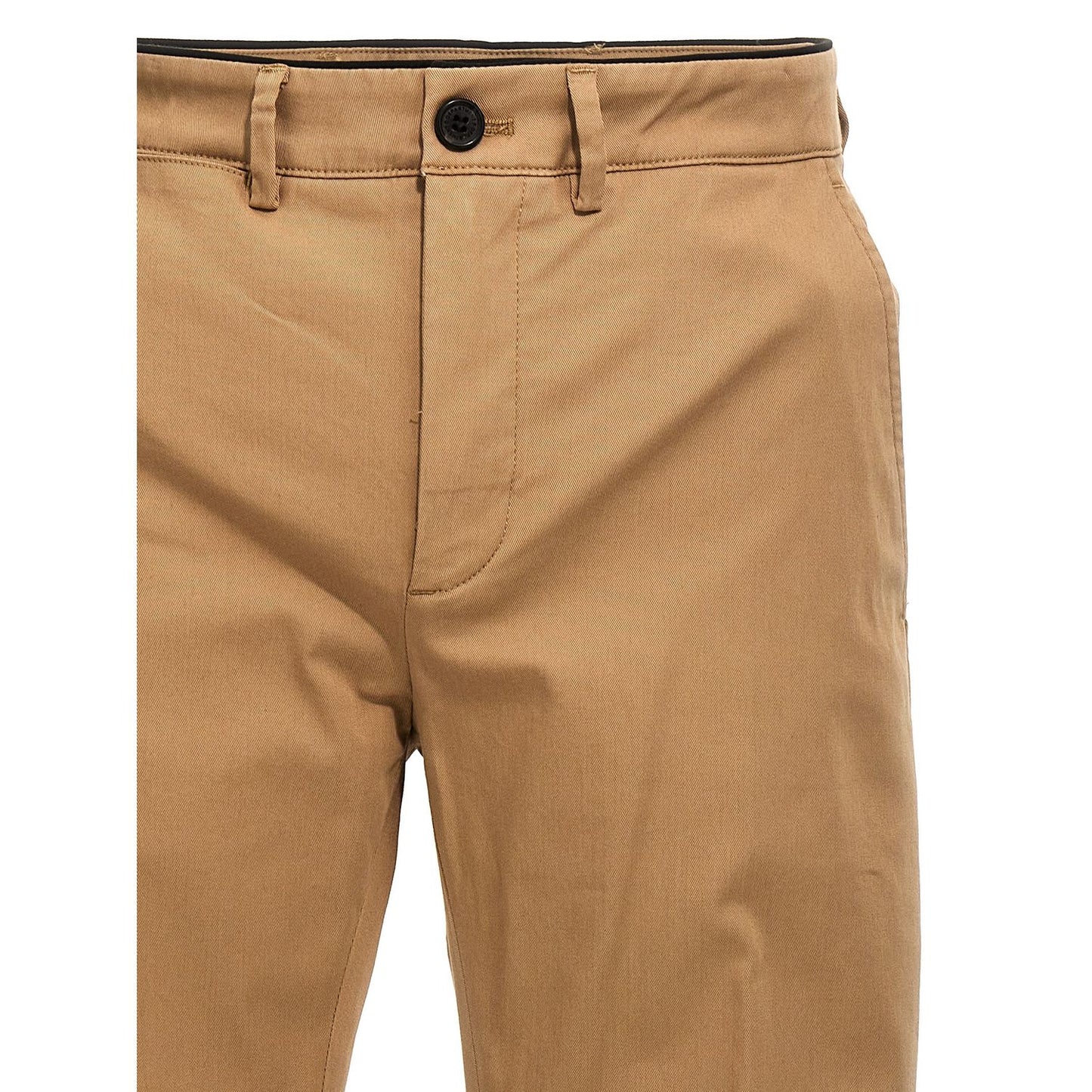 Department 5 Beige Cotton Casual Pants