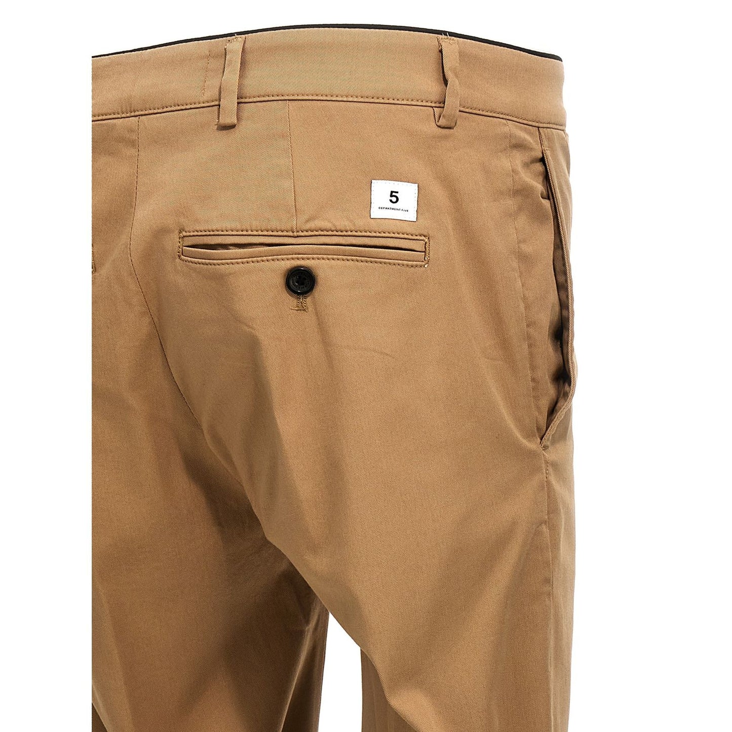Department 5 Beige Cotton Casual Pants