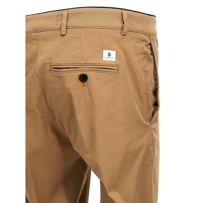 Department 5 Beige Cotton Casual Pants