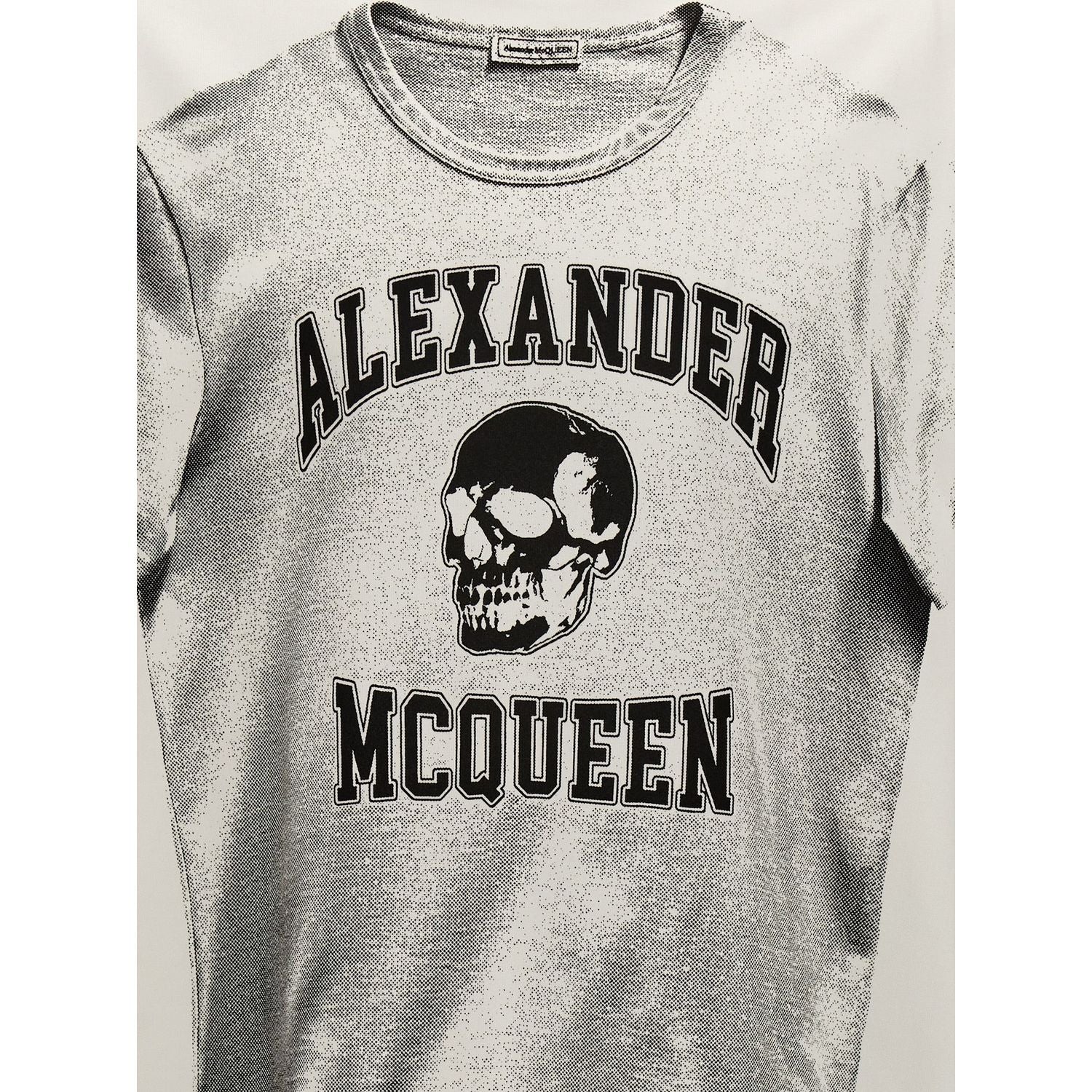 Alexander McQueen Bicolor Cotton T-Shirt