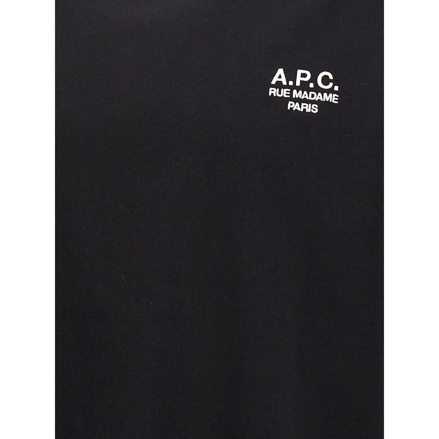 A.P.C. Black Cotton T-Shirt