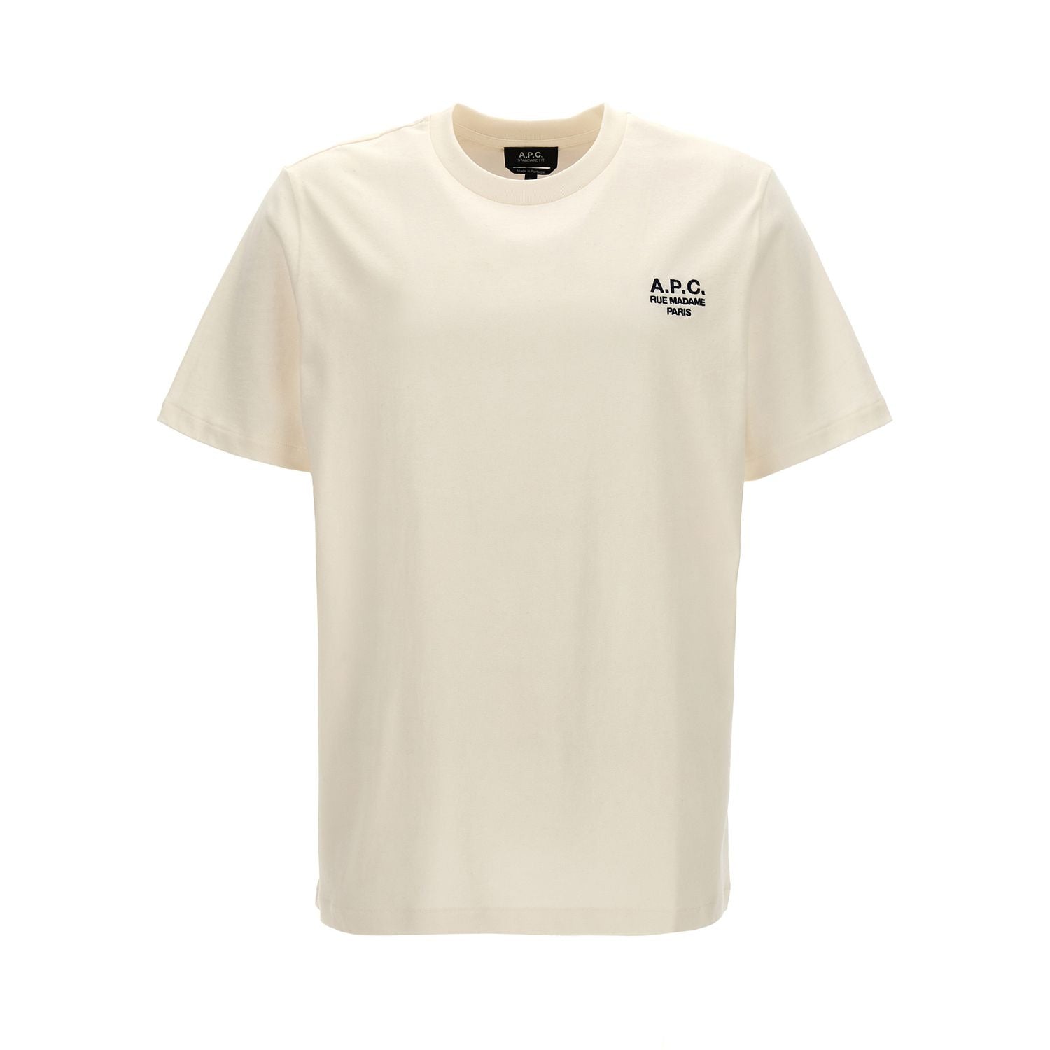 A.P.C. White Cotton T-Shirt
