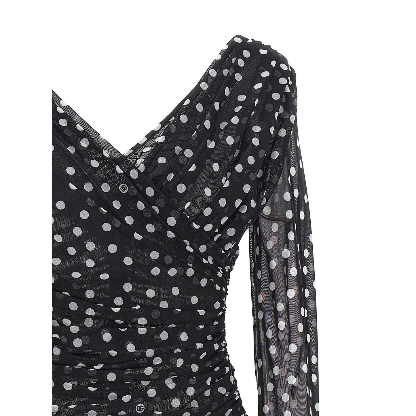 Dolce & Gabbana Bicolor Polyamide Tank Tops