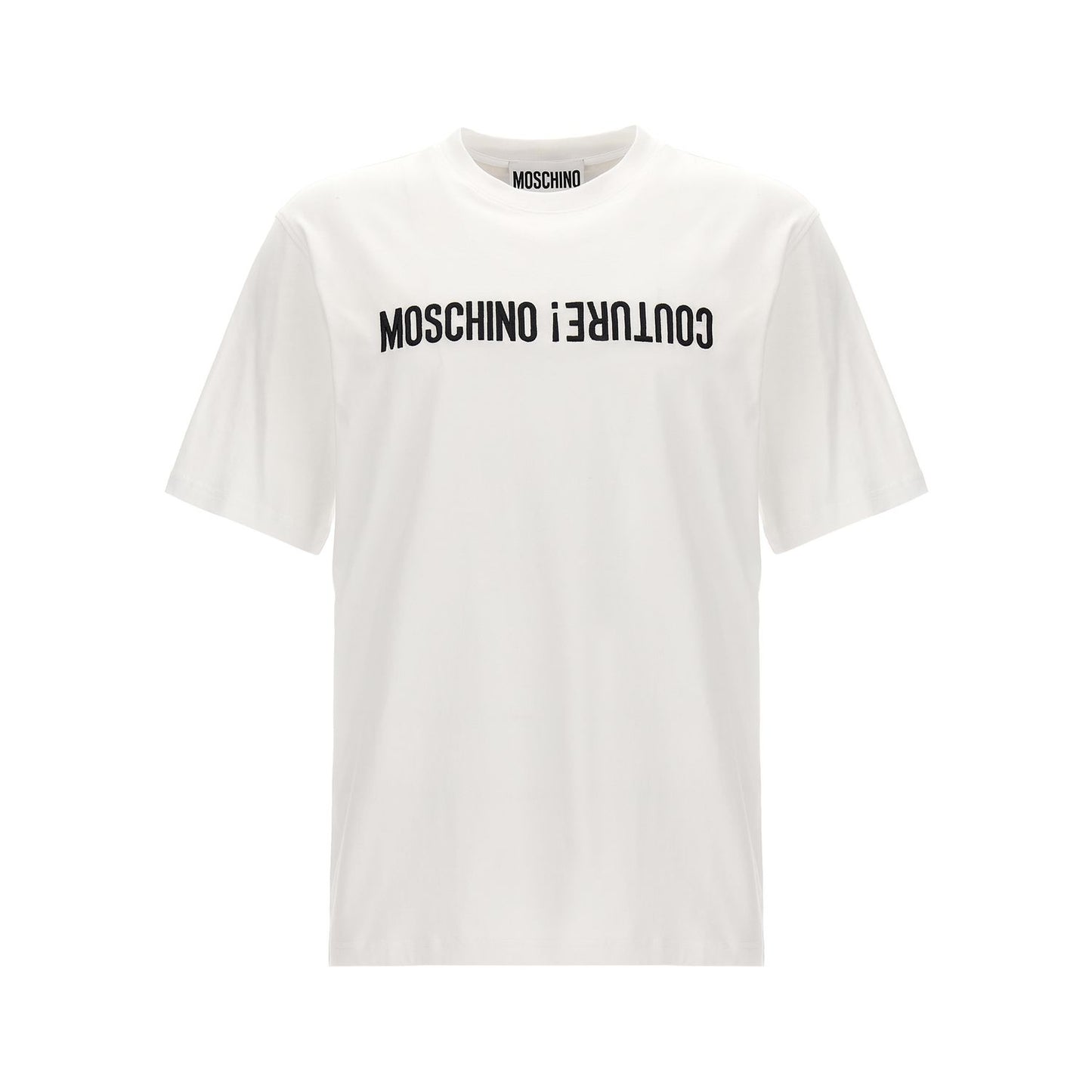 Moschino Bicolor Cotton T-Shirt