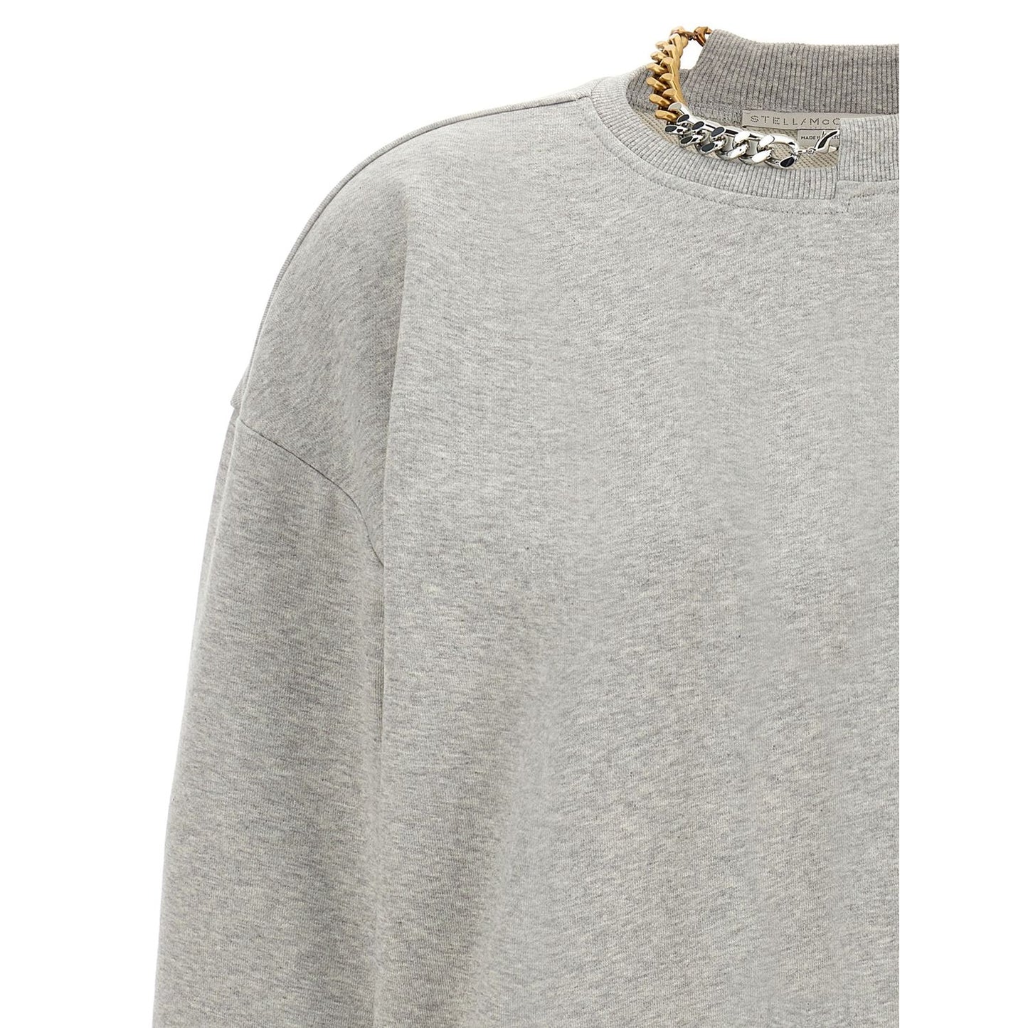 Stella McCartney Gray Cotton Sweatshirt