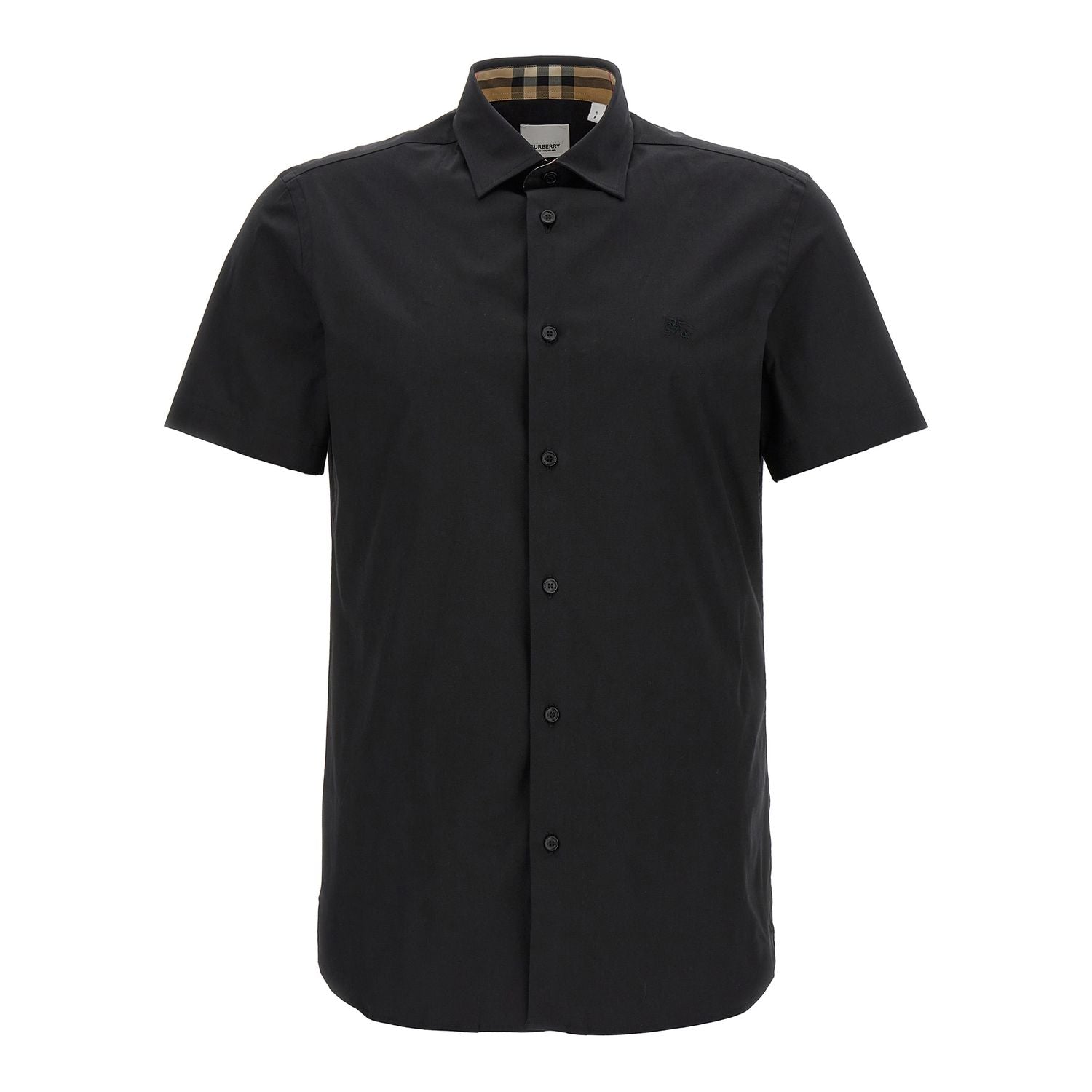 Burberry Black Cotton Blouse