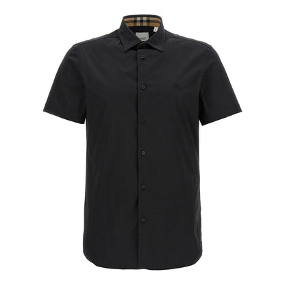 Burberry Black Cotton Blouse