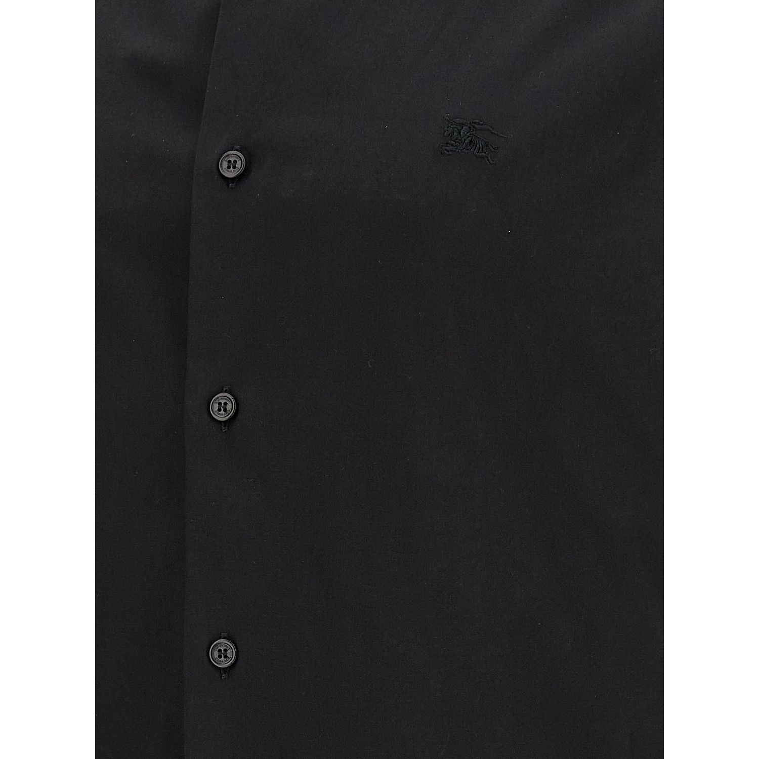 Burberry Black Cotton Blouse