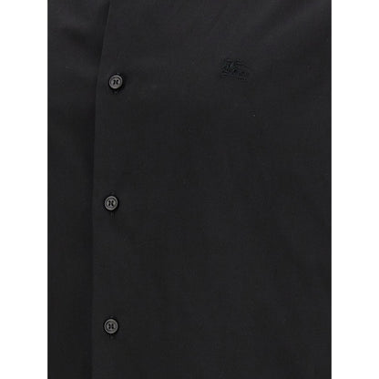 Burberry Black Cotton Blouse