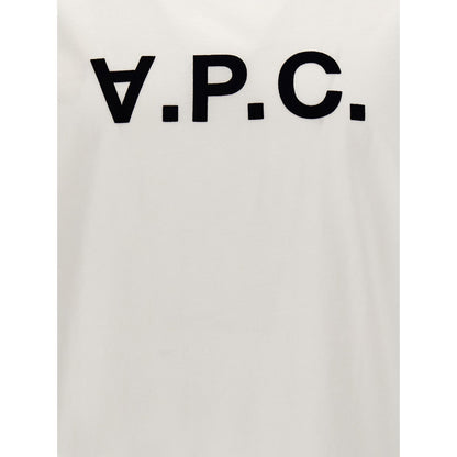 A.P.C. White Cotton T-Shirt