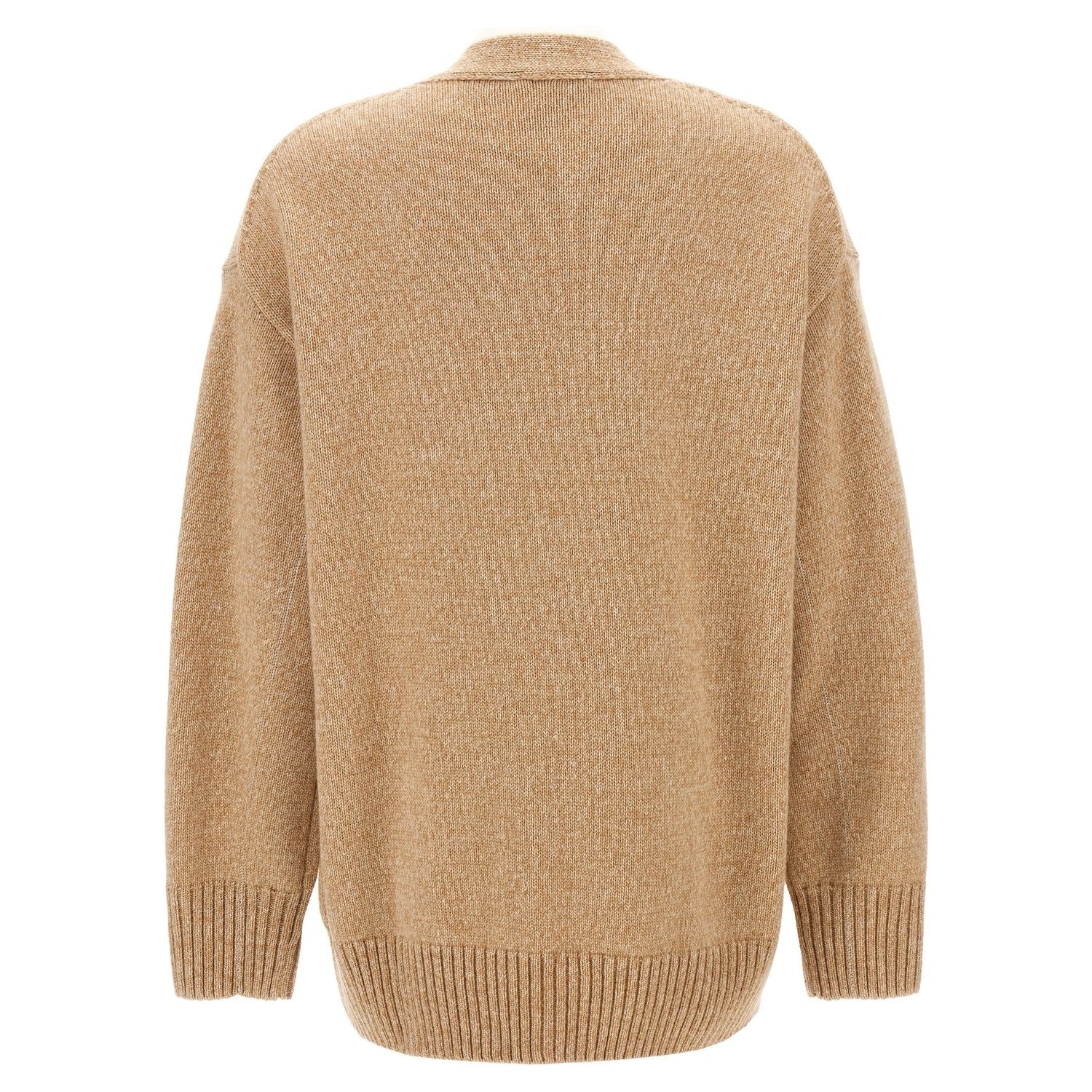 Paco Rabanne Beige Wool Cardigan