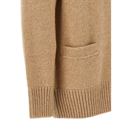 Paco Rabanne Beige Wool Cardigan