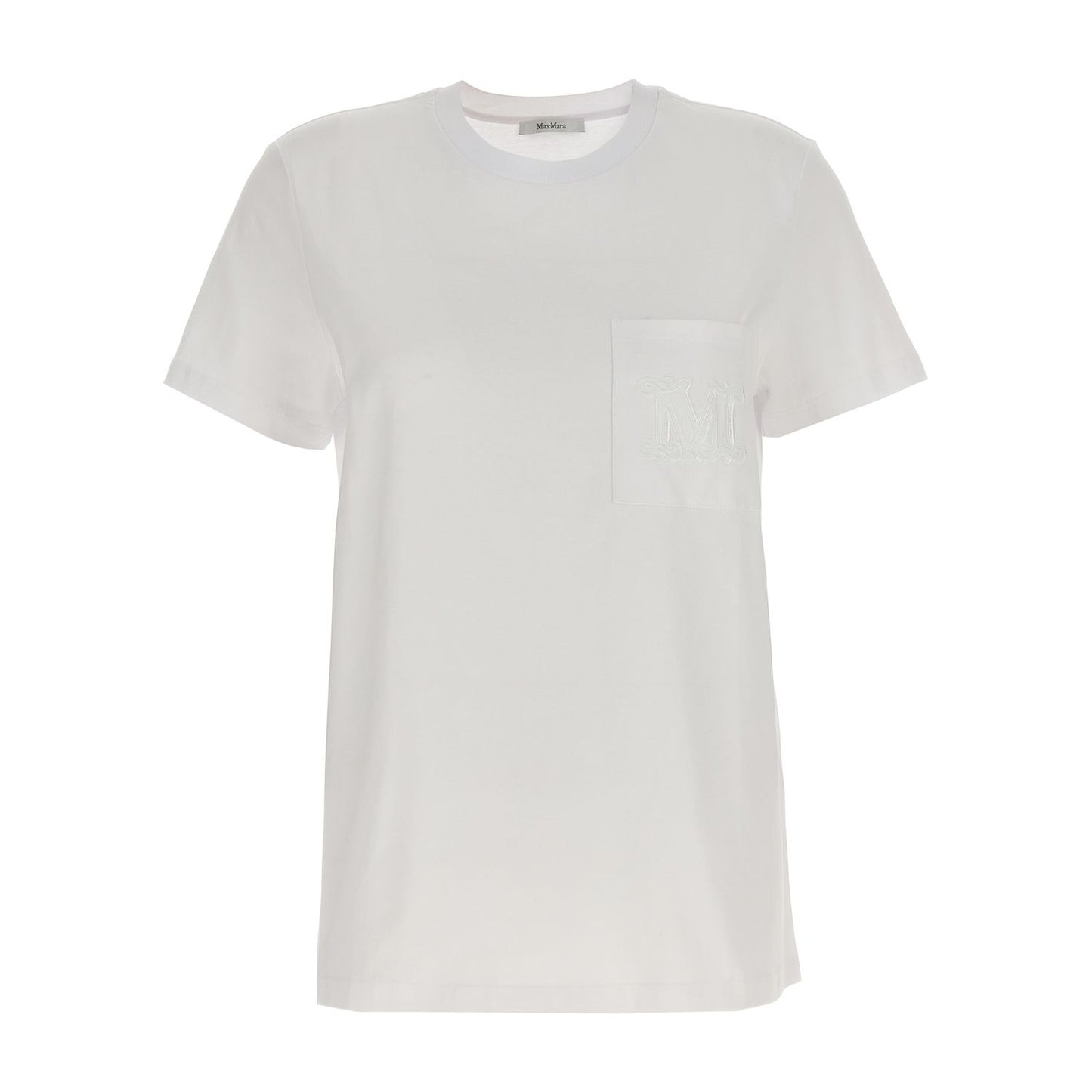 Max Mara White Cotton T-Shirt