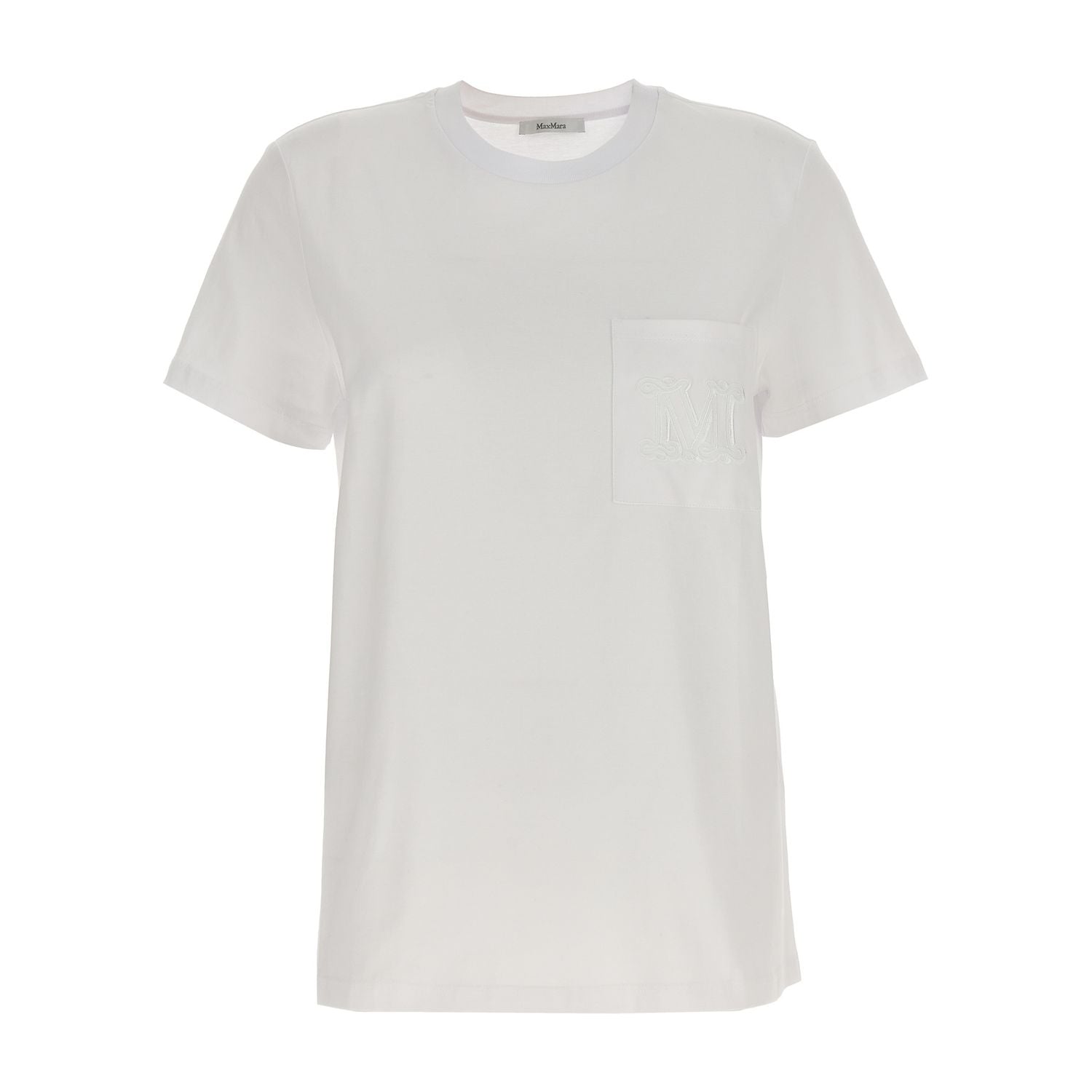 Max Mara White Cotton T-Shirt