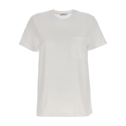 Max Mara White Cotton T-Shirt