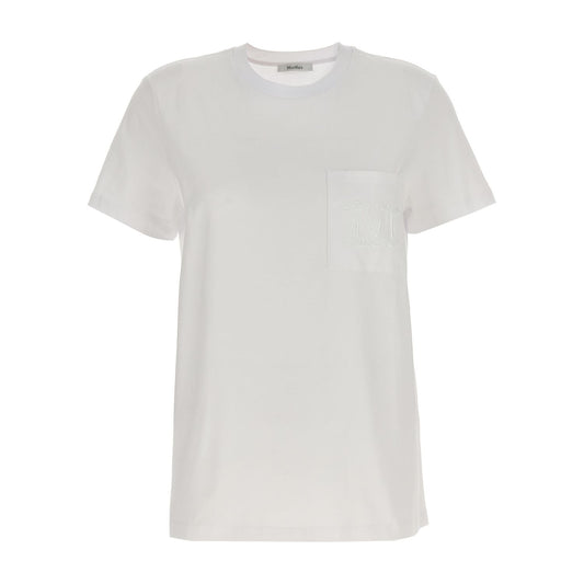 Max Mara White Cotton T-Shirt