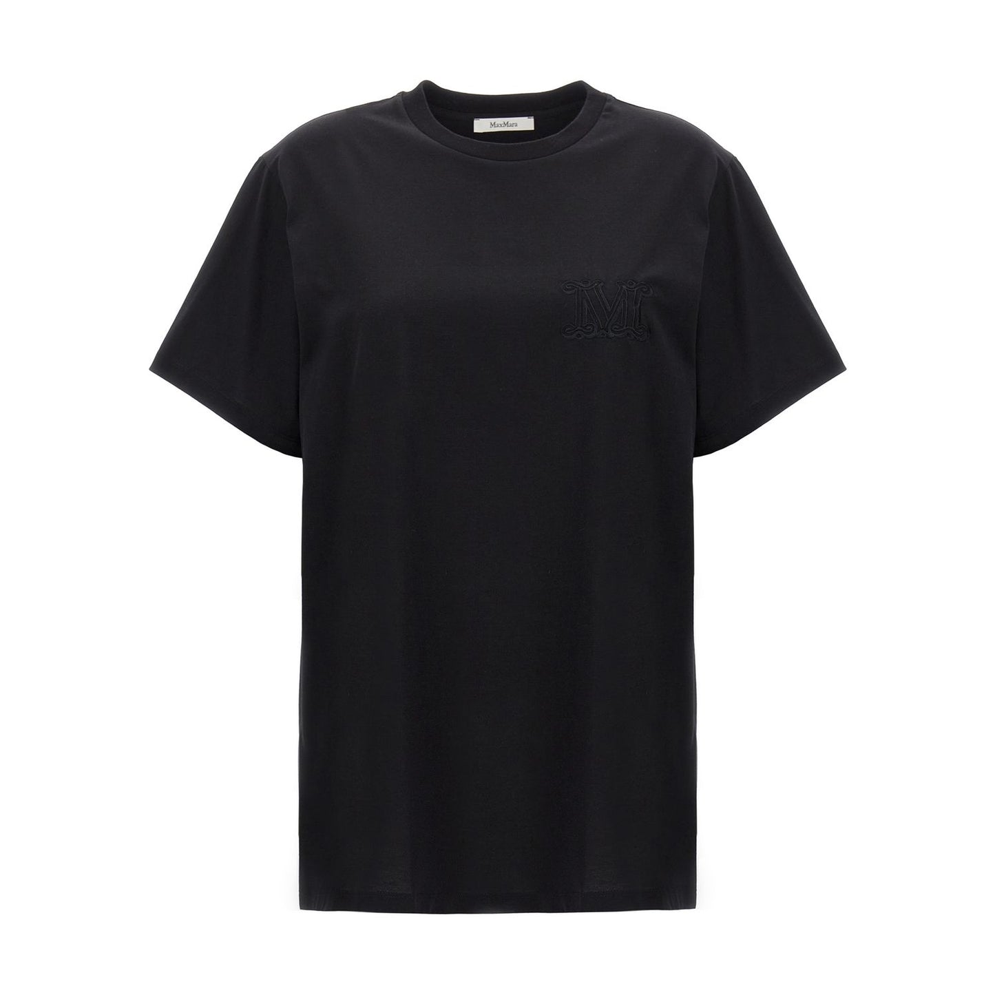 Max Mara Black Cotton T-Shirt