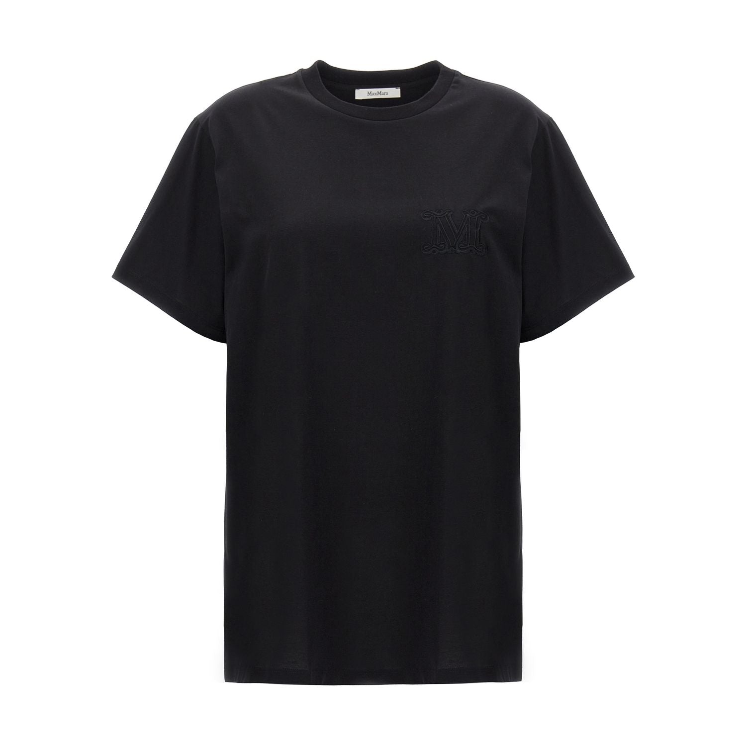 Max Mara Black Cotton T-Shirt