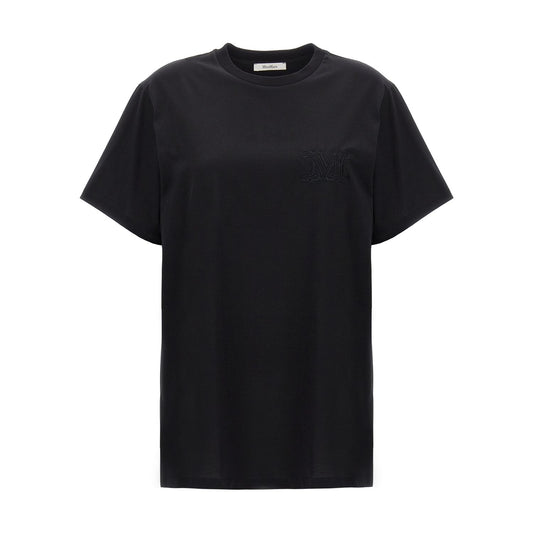 Max Mara Black Cotton T-Shirt