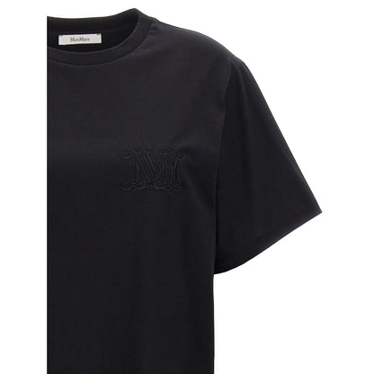 Max Mara Black Cotton T-Shirt