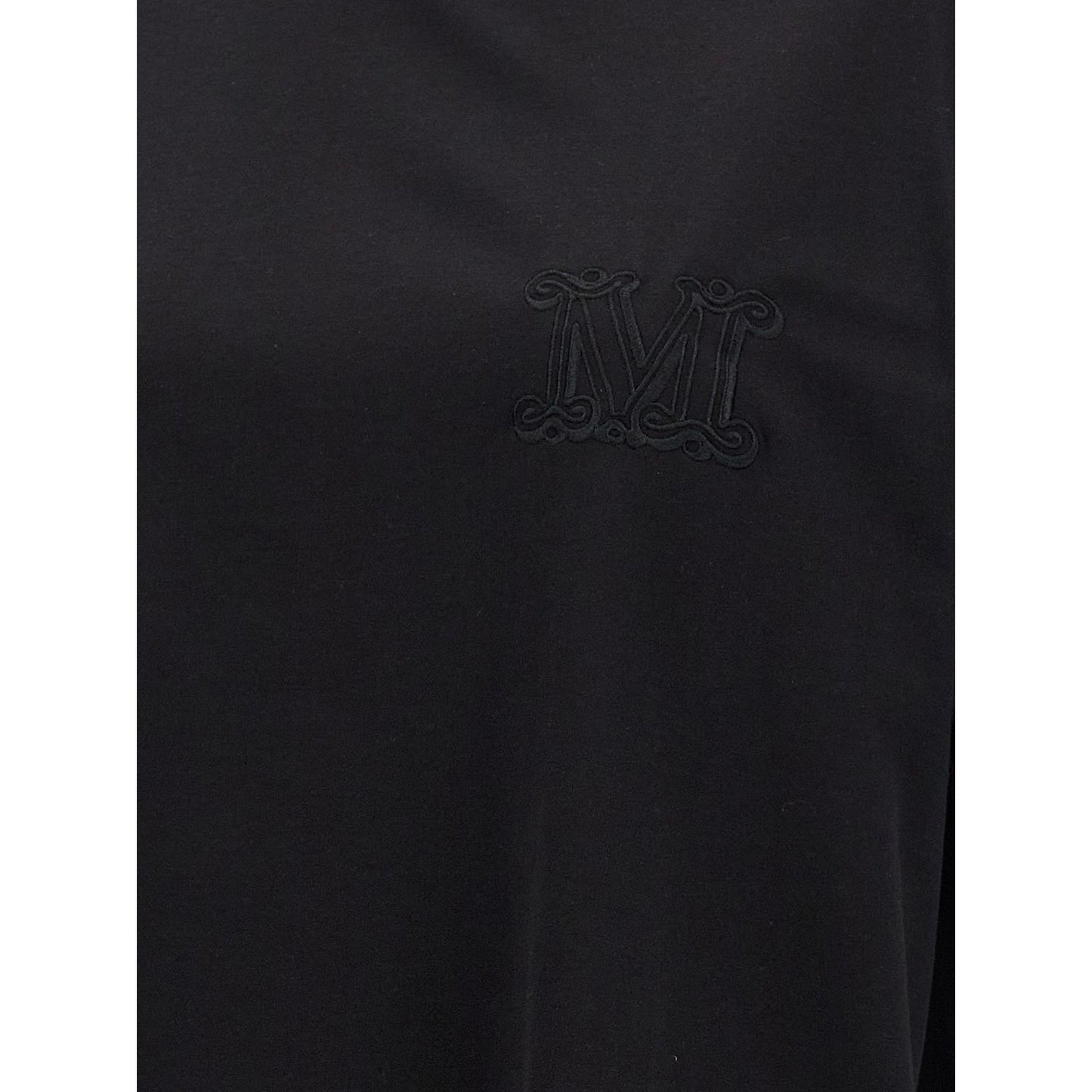 Max Mara Black Cotton T-Shirt