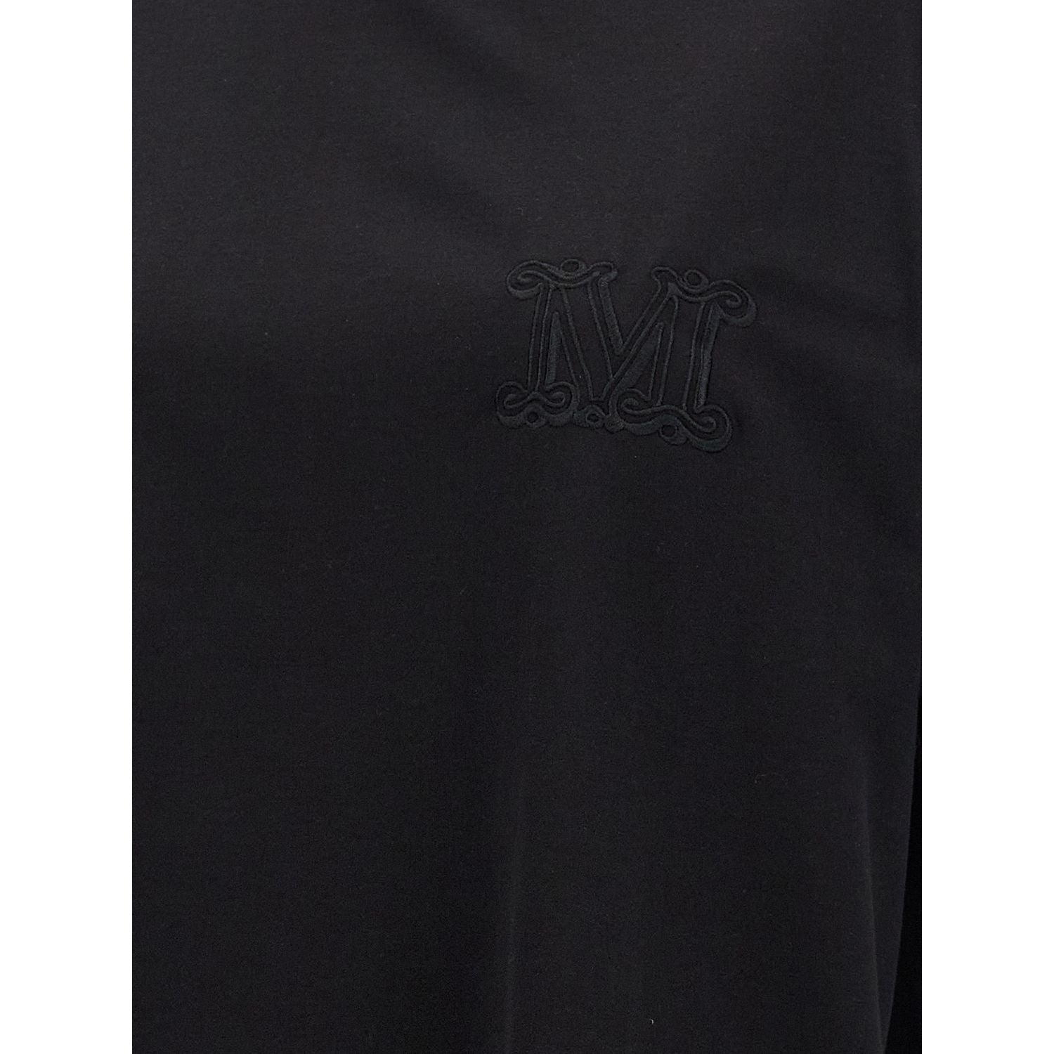 Max Mara Black Cotton T-Shirt