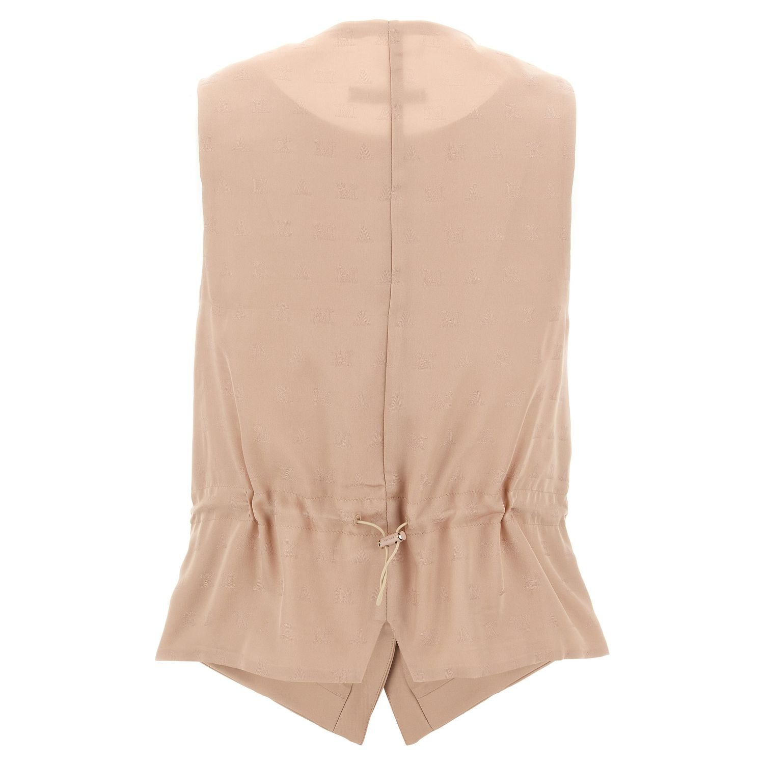 Max Mara Multicolor Acetate Sleeveless Jacket