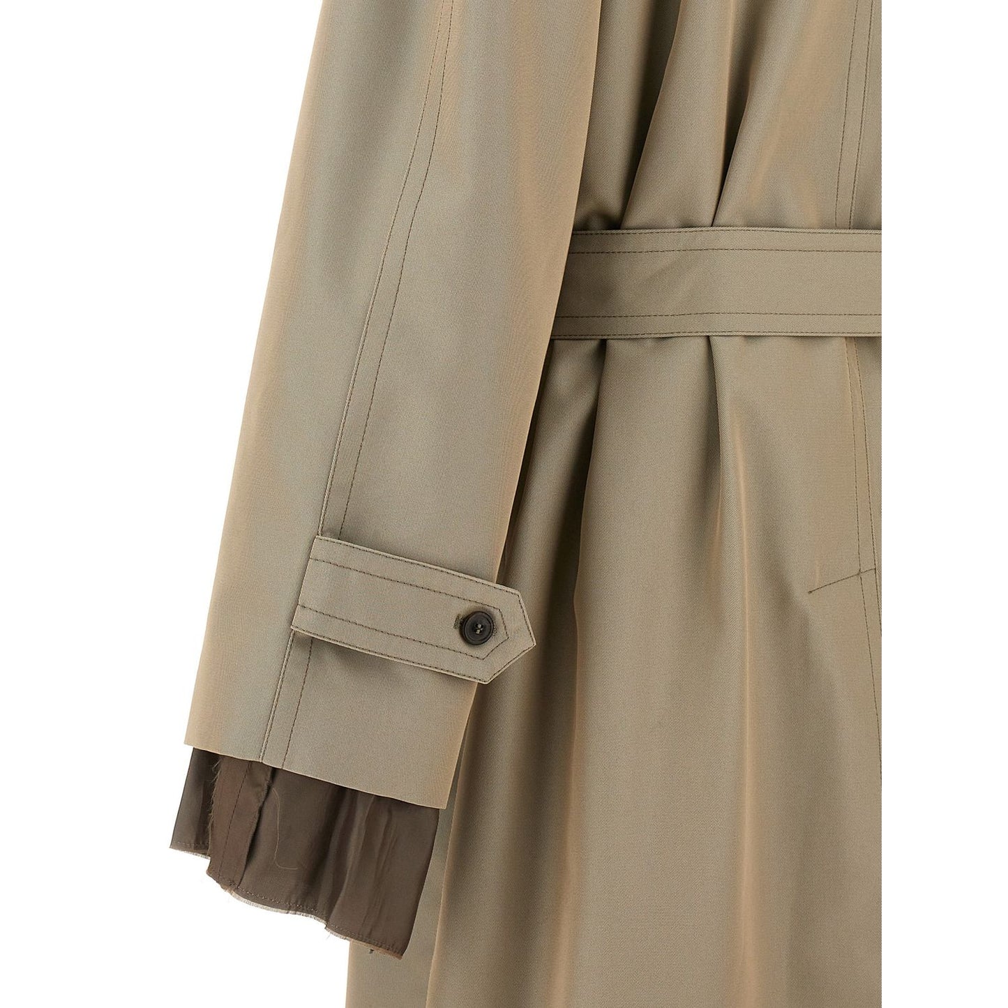 Maison Margiela Beige Cotton Coat