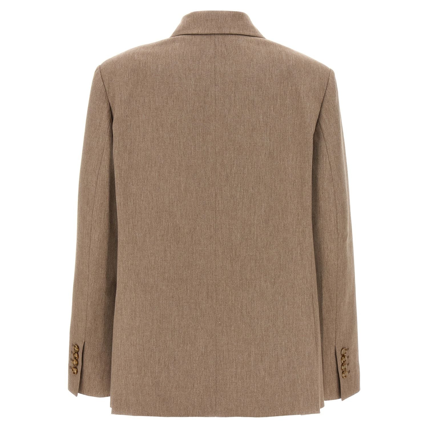 The Andamane Beige Viscose Blazer